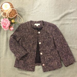 MICHAEL Michael Kors blue/white tweed blazer
